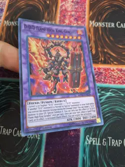 Yugioh D/D/D Flame High King Genghis MP19-EN229 Super Rare 1st Edition Near Mint - Image 2