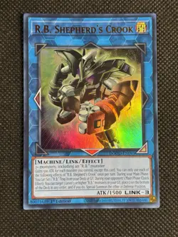 YuGiOh! - R.B. Shepherd's Crook DOOD-EN093 Ultra Rare 1st Edition Near Mint - Image 1