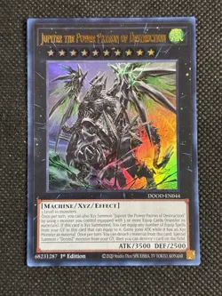 YuGiOh! - Jupiter the Power Patron of Destruction DOOD-EN044 Ultra Rare 1st NM - Image 1