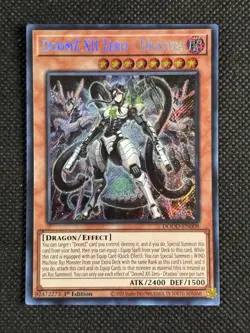 YuGiOh! - DoomZ XII Zero - Drastea DOOD-EN008 Secret Rare 1st Edition Near Mint - Image 1