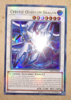 Cyberse Quantum Dragon SAST-EN038 Ultra Rare Yugioh - Image 1