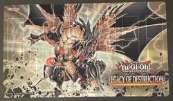 Legacy Of Destruction Sneak Peak Playmat Yugioh Premiere Event Promo Gandora-G - Image 3