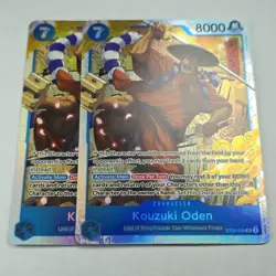 2x Kozuki Oden ST22-005 SR Stard Deck EX (Ace & Newgate) - ONE PIECE Card X2 - Image 2
