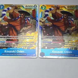 2x Kozuki Oden ST22-005 SR Stard Deck EX (Ace & Newgate) - ONE PIECE Card X2 - Image 4