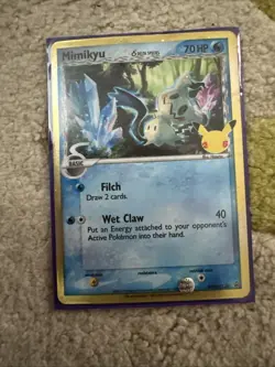 Mimikyu Delta Species SWSH136 25th Anniversary Celebrations Card! - Image 1