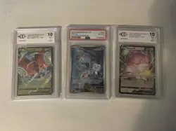 Lot of 3 Graded Pokemon Cards PSA Beckett Blissey Eiscue Orbeetle Holo Rare - Image 1