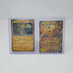 Zapdos EX SVP 049 Electabuzz 125/165 Pokemon Card 151 S&V Black Star Promo Cosmo - Image 3