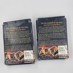 The Lord of the Ring TCG - 2x Starter Decks + 135 bulk cards Lot - Image 2