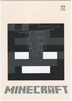 Minecraft Card TCG - 77 - Wither - Glowin' Card - Image 1