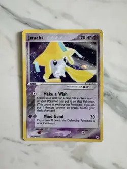 Pokemon TCG Jirachi Holo Rare Card 2004 Hidden Legends 8/101 - Image 1