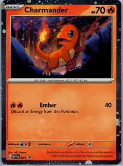 Charmander - (Cosmos Holo) Promo SV: Scarlet & Violet Promo Cards 047 NM - Image 1