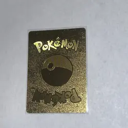 Pikachu V Gold Foil Metal Pokemon Card Gift Fan Art Collectible - Image 3