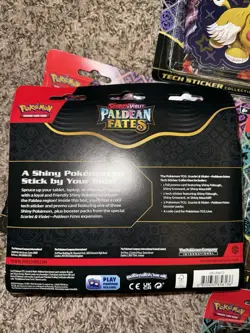 Paldean Fates Tech Sticker Collection Sealed Lot Of 5 TCG Pokemon Cards - Image 5