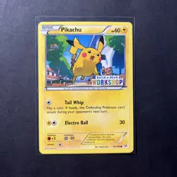 Pokemon TCG Pikachu Build-A-Bear Workshop Promo Card 20/108 NM- - Image 1