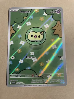 Solosis Illustration Rare 118/086 Black Bolt Pokemon Card English Near Mint - Image 1