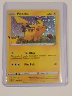 Pokemon Pikachu Black Star Promo - SWSH 039 | AMAZING Holo Card | NM/M - Image 2