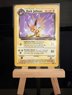 DARK JOLTEON - 38/82 Team Rocket LP/MP - Regular Uncommon - Pokemon TCG Card - Image 1