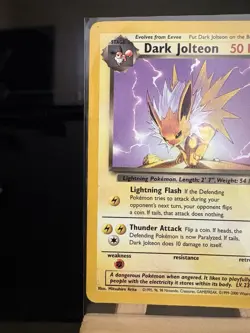 DARK JOLTEON - 38/82 Team Rocket LP/MP - Regular Uncommon - Pokemon TCG Card - Image 2
