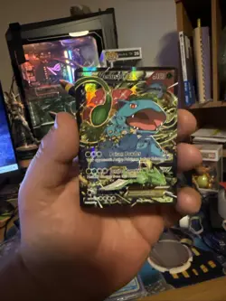 Pokemon TCG Venusaur EX XY Black Star Promos Holo Card XY123 LP - Image 1