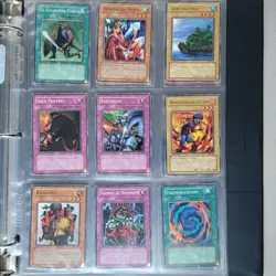 Vintage Lot Of 48 1st Edition Spanish Yu-Gi-Oh Cards Including 2 Holos, Playmat - Image 3