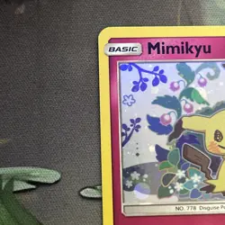 Mimikyu Sun & Moon Black Star Promo SM163 Holo Pokemon TCG Card - Image 3