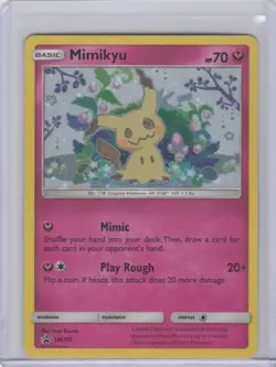 Mimikyu Sun & Moon Black Star Promo SM163 Holo Pokemon TCG Card - Image 3