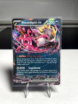 Fezendipiti EX 38/64 Shrouded Fable Collectible Card Near Mint Condition - Image 1