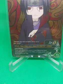 Itachi Uchiha PR073 Chibi Promo Naruto CCG (Anathema) Bandai Super Rare Card - Image 2