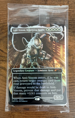 Magic The Gathering Anti-Venom Horrifying Healer Borderless Foil New Sealed #5 - Image 1