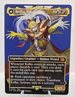 Kefka, Court Mage (0398) (Borderless) MTG Final Fantasy Foil - Image 1