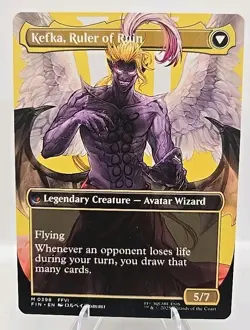 Kefka, Court Mage (0398) (Borderless) MTG Final Fantasy Foil - Image 2