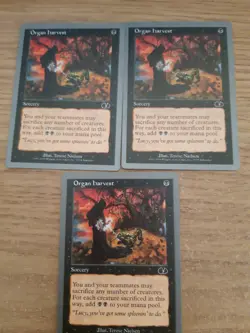MTG 3 x Organ Harvest - Unglued - Image 1