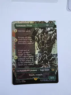 Summon: Titan (Borderless) Final Fantasy Foil - Image 1