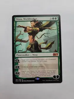 MTG - Nissa, Worldwaker Core Set 2015 (M15) Regular Mythic #187 - Image 1