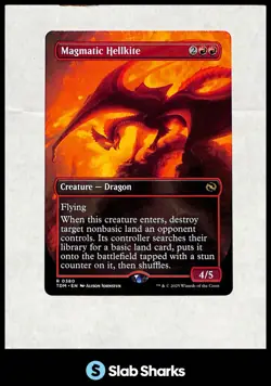 MAGIC THE GATHERING MAGMATIC HELLKITE 0380 MTG FOIL - Image 2