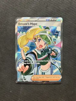 Pokemon TCG Emcee's Hype 220/182! NM Condition! See Description! - Image 1