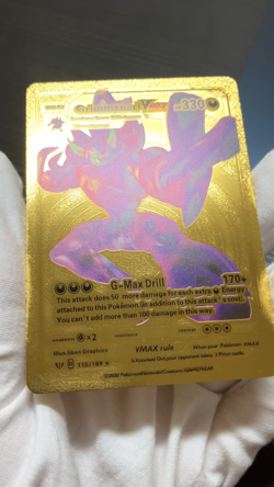 Grimmsnarl Vmax Premium Gold Foil Fan Art Vinyl Textured Pokemon - Image 2
