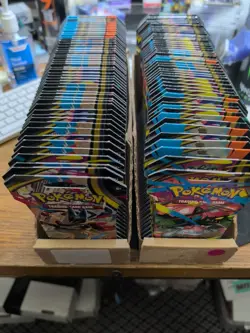 99 Pokemon TCG Mega Evolutions Booster Packs New Factory Sealed - Image 1