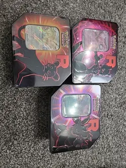 Pokemon 2025 Collectors Tins - SET OF 3 [Mewtwo, Nidoking & Persian] - Sealed - Image 1