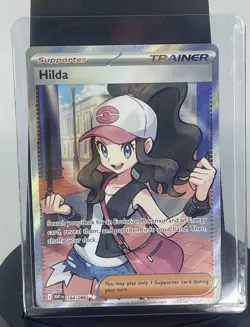 Sv: White Flare Pokemon TCG Hilda 164/086 Full Art Holo Near Mint - Image 1