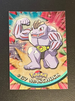 1999 Topps Pokemon Blue Logo TV Animation Edition Maschock #67 - Image 1