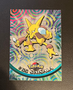 1999 Topps Pokemon Blue Logo TV Animation Edition Simsala #65 - Image 1