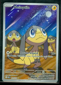 Pokemon HELIOPTILE 143/132 - Mega Evolution - ILLUSTRATION RARE - MINT - Image 1