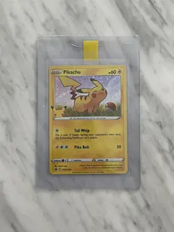 Pikachu Holo Promo General Mills Pokemon 25th Anniversary - Image 1