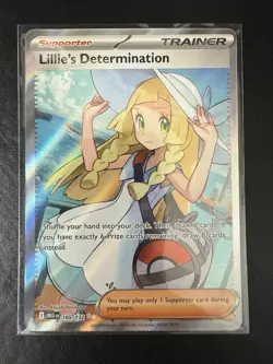Pokemon TCG Lillie's Determination Full Art Mega Evolution 169/132 NM Pack Fresh - Image 1