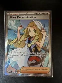 Pokemon TCG Lillie's Determination Full Art Mega Evolution 169/132 NM Pack Fresh - Image 5