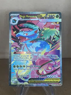 2025 Pokemon Mega Evolutions Venusaur ex Special Illustration Rare 177/132 - Image 1