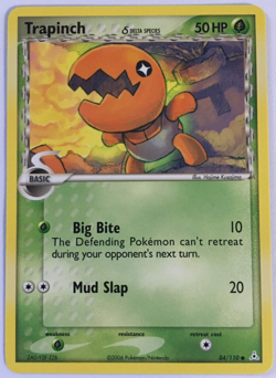POKEMON TRAPINCH (DELTA SPECIES) 84/110 EX HOLON PHANTOMS COMMON NEAR MINT - Image 1