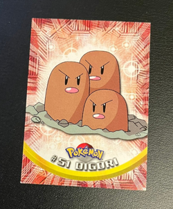 1999 Topps Pokemon Blue Logo TV Animation Edition Digdri #51 - Image 1