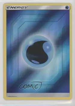 Water Energy Reverse Foil Pokemon Sun & Moon Hidden Fates - Image 1